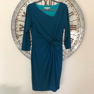 Kimi+Kai Maternity Teagan Criss Cross Waist Dress